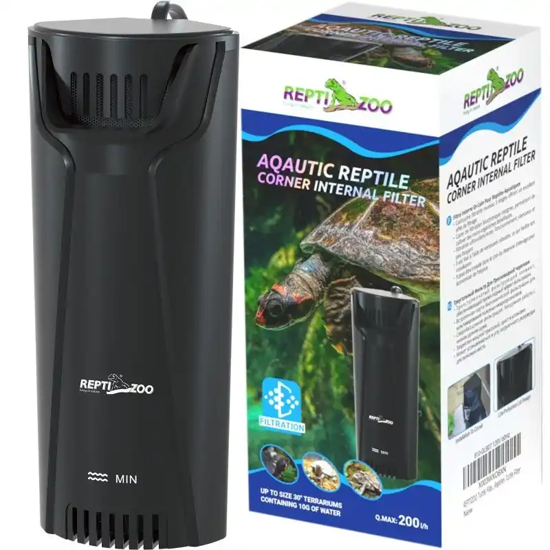 Repti-Zoo Reptil Aquatic Rohový Filtr - pro želvy a obojživelníky 200l/h Aktuální