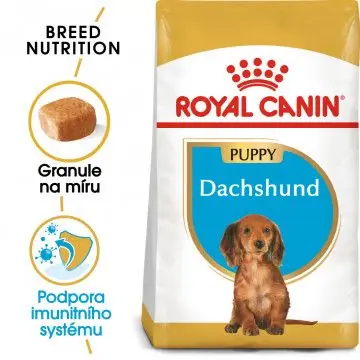 Royal Canin Dachshund Puppy granule pro štěně jezevčíka 1,5kg Nová Kolekce