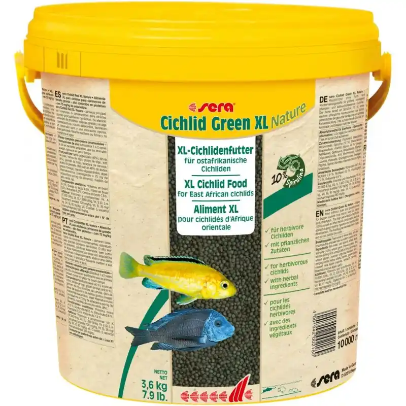 Hit Sezóny Sera Cichlid Green XL Nature 10 L