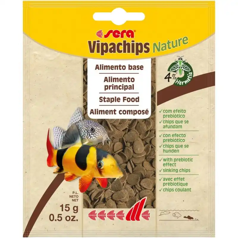 Sera Vipachips Nature 15 G Nová Kolekce