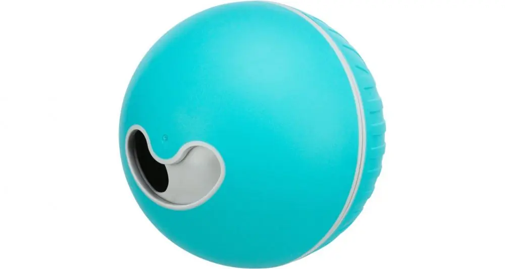 Snack Ball, míček na pamlsky, plast, tyrkysová 14 cm Výhodná Nabídka