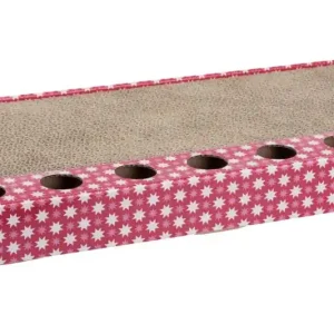 Škrabací karton s hračkou 48 x 25 cm růžový Ověřený
