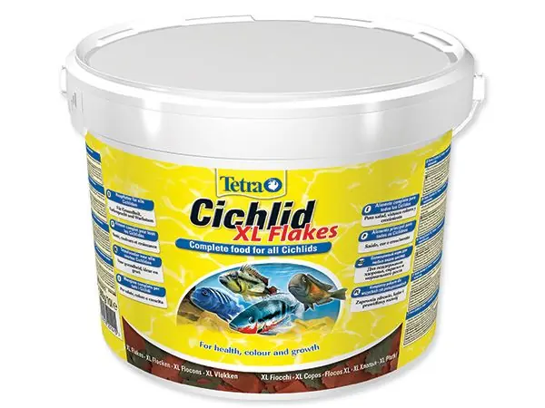 Tetra Cichlid vločky velké 10 litrů Kup Teď