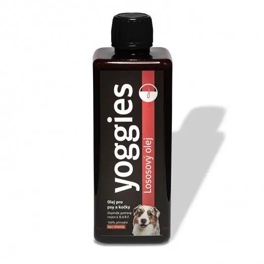 Yoggies Lososový olej pro psy a kočky 500 ml Bezpečná Platba
