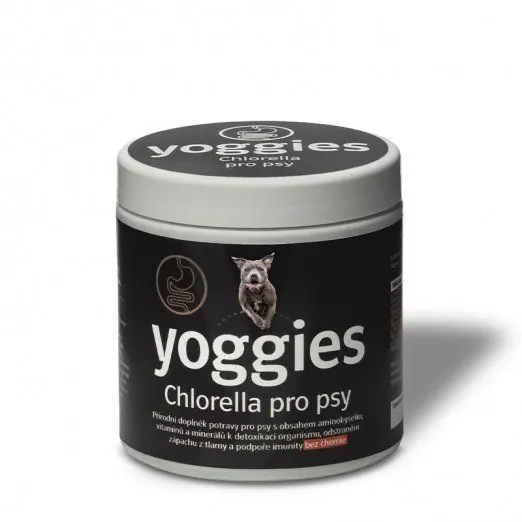 Yoggies® - Sladkovodní řasa Chlorella pro psy 100g (zápach z tlamy i prebiotikum) Nejlepší Volba