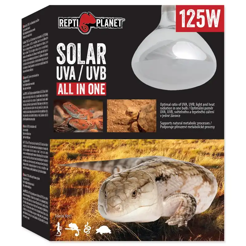 Bezpečná Platba Žárovka REPTI PLANET Solar UVA & UVB (125W)