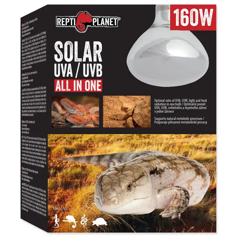 Originální Žárovka REPTI PLANET Solar UVA & UVB (160W)