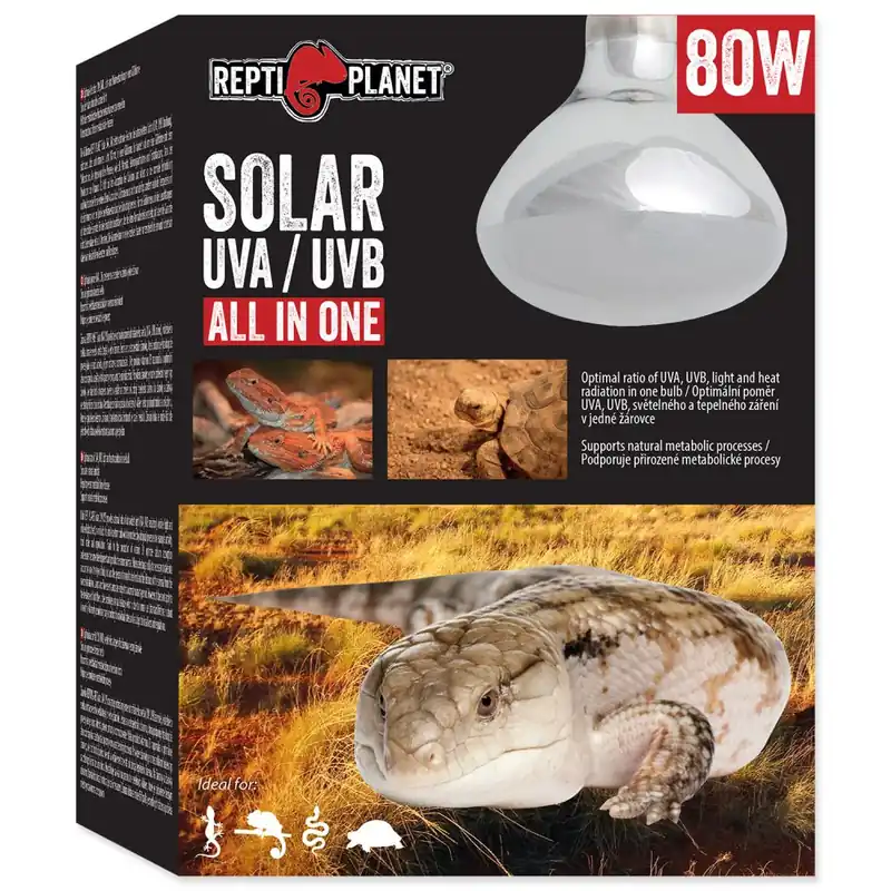 Žárovka REPTI PLANET Solar UVA & UVB (80W) Kup Teď