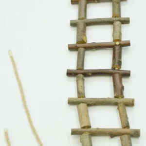 Jen Po Omezenou Doba Žebřík dřevěný přírodní slabší 50 cm