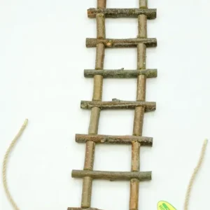 Víkendová Akce Žebřík dřevěný přírodní slabší 60 cm