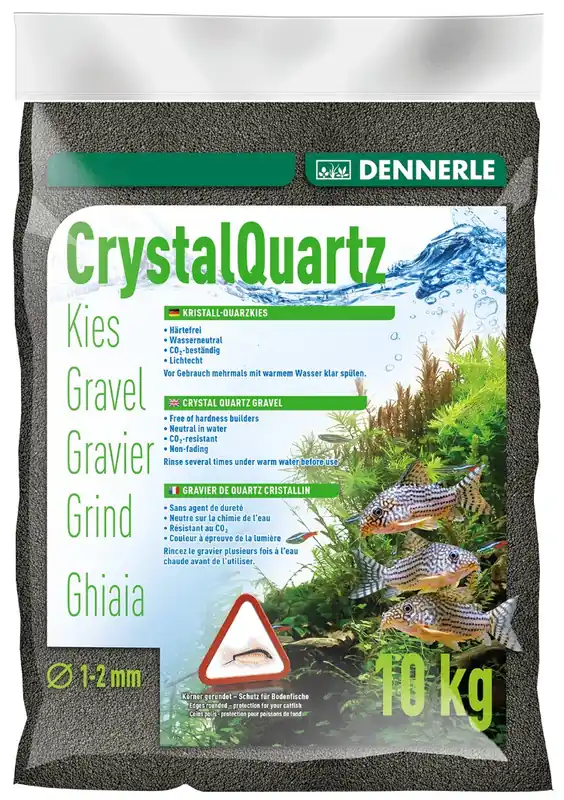 Cenová Bomba DENNERLE Crystal-Quartz, černý písek 10kg