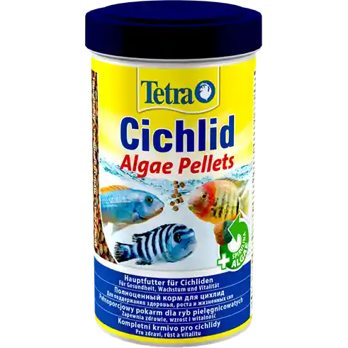 Vysoce Kvalitní Tetra Cichlid Algae Pellets 500ml