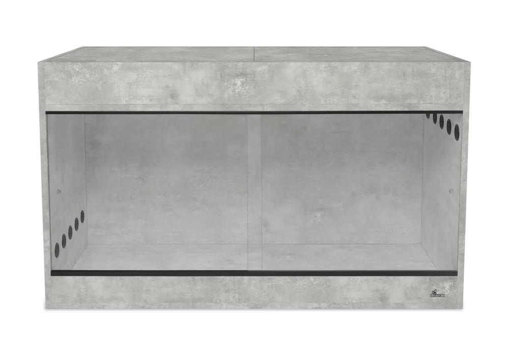 Diversa Dřevěné terárium s nástavcem 120 x 50 x 72 cm - Beton Nejprodávanější