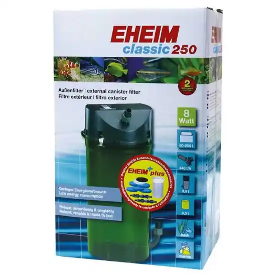 Super Cena EHEIM Classic 250 2213 s filtračními náplněmi