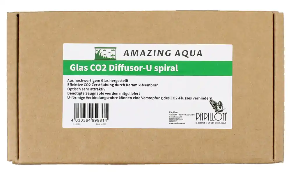 Bezpečná Platba Amazing Aqua Skleněný Co2 Nano spiral diffusor