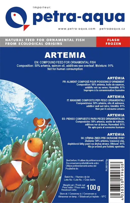 Petra-Aqua Mražené Artemie 500g - Zipper bag Akční Nabídka