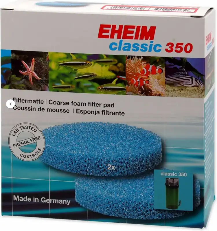 Filtrační náplň Eheim Classic 2215 - vložka modrá (2ks) Dokud Zásoby Vydrží