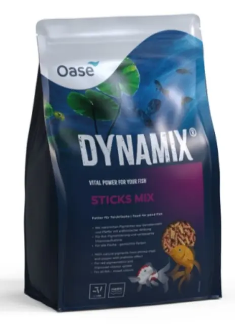 Oase krmivo DYNAMIX Sticks Mix 4L Nakupujte Hned