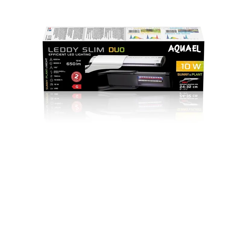 Vysoce Kvalitní Aquael LEDDY SLIMDUO 10W SUNNY PLANT&NIGHT bílé