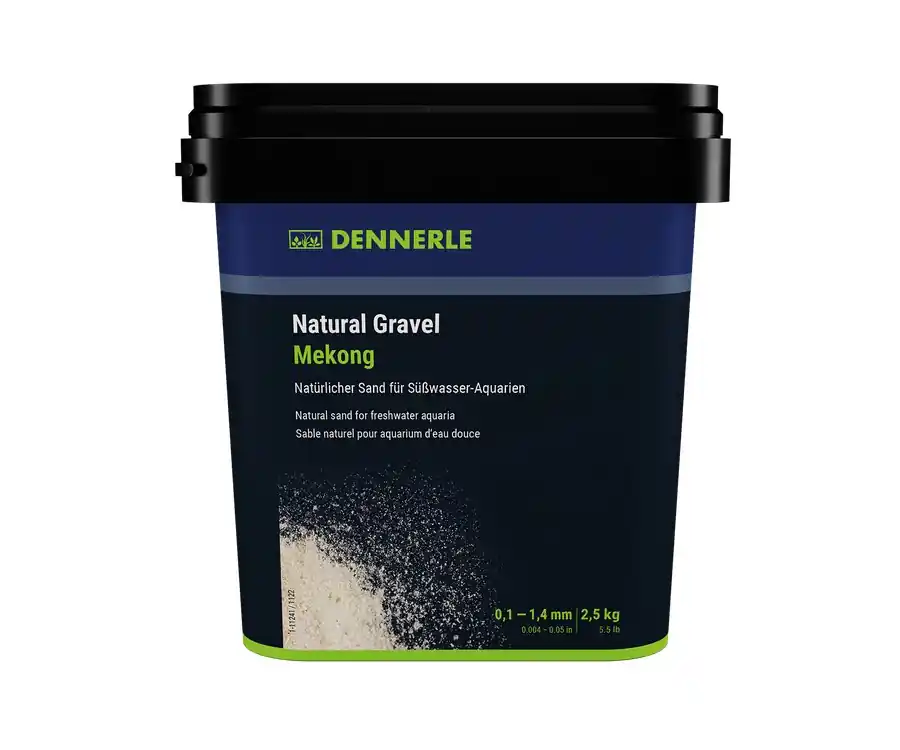 DENNERLE Přírodní štěrk Mekong 0,1-1,4 mm 2,5 kg Výhodná Nabídka