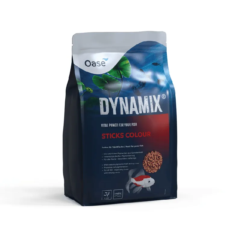 Cenová Bomba Oase krmivo DYNAMIX Sticks Colour 8L