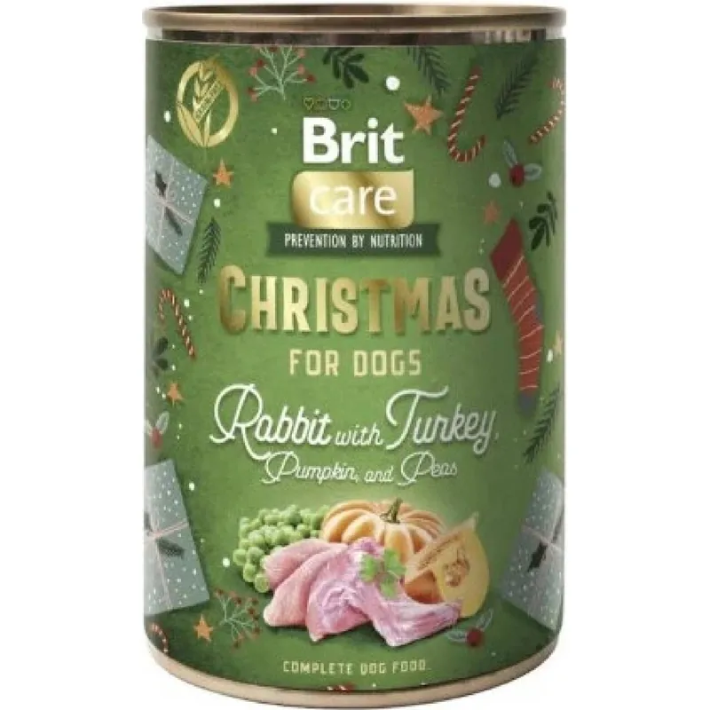 Jen Po Omezenou Doba Brit Care Dog Christmas Rabbit 400 g