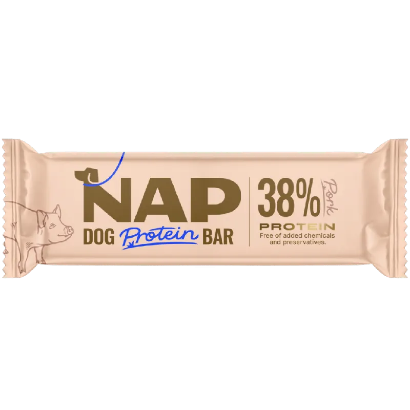 NAP Psí proteinová tyčinka - vepřová 50 g / exp. 5.26 Odeslání Ihned