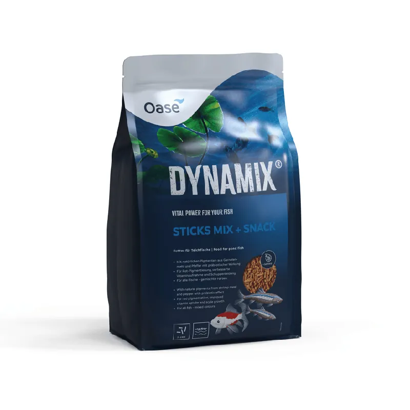 Objednat Nyní Oase krmivo DYNAMIX Stickls Mix+Snack 8L