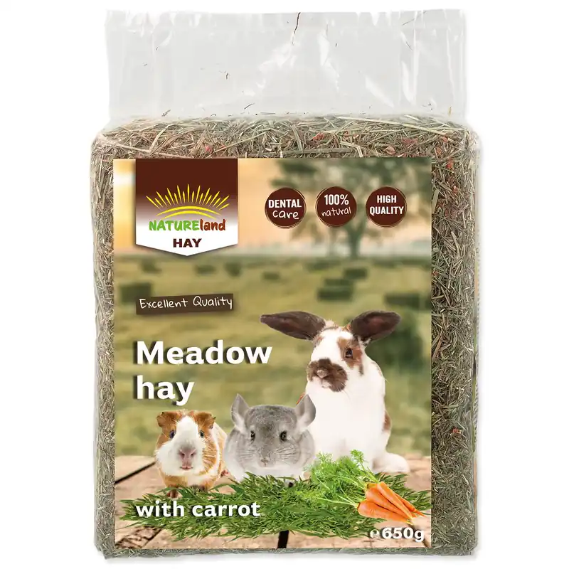 Nature Land Hay Seno s mrkví 0,65 kg Přímo Od Výrobce