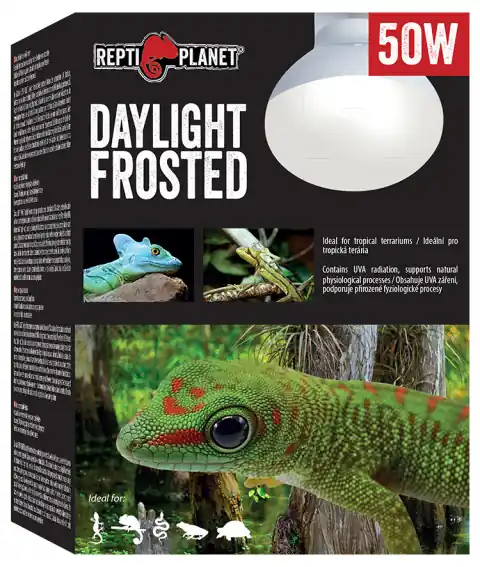 Žárovka REPTI PLANET Daylight Frosted 50 W Levný