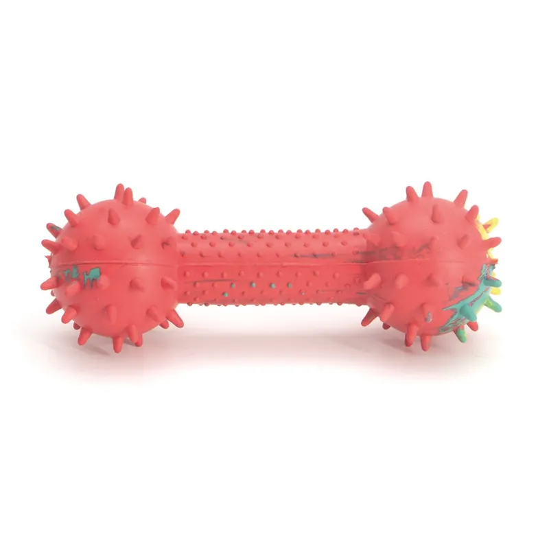 Oblíbený HAP hračka Samson Dumbbell 15 cm červená