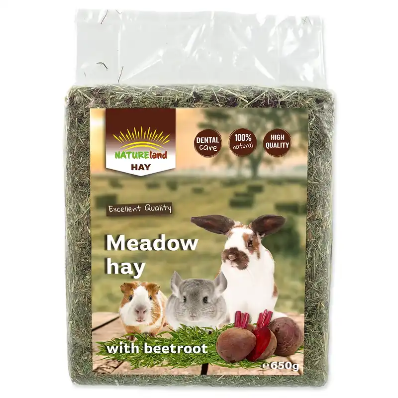 Nature Land Hay Seno s červenou řepou 0,65 kg Akční Nabídka