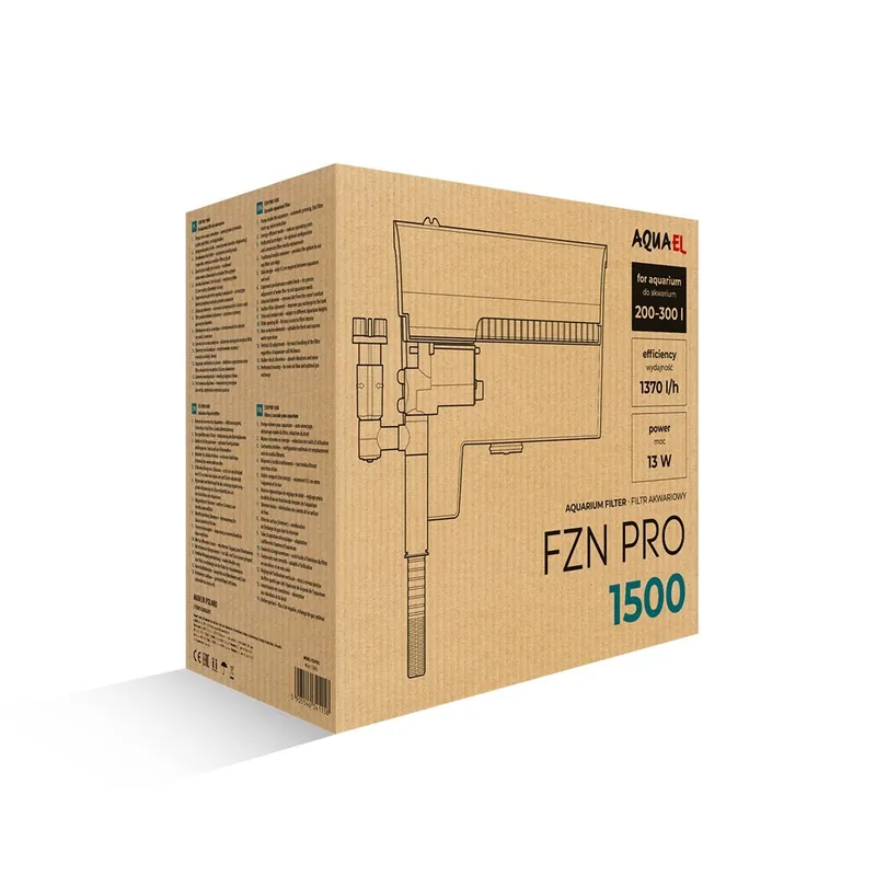 Ověřený Akvarijní filtr Aquael FZN PRO 1500