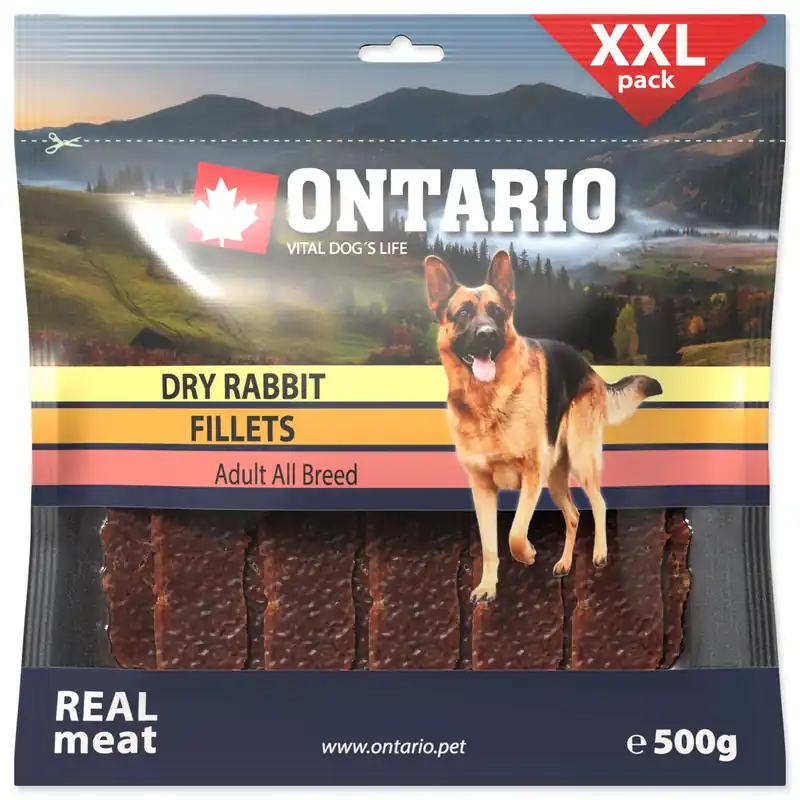 Ontario králík sušené plátky 500 g Nejlepší Volba