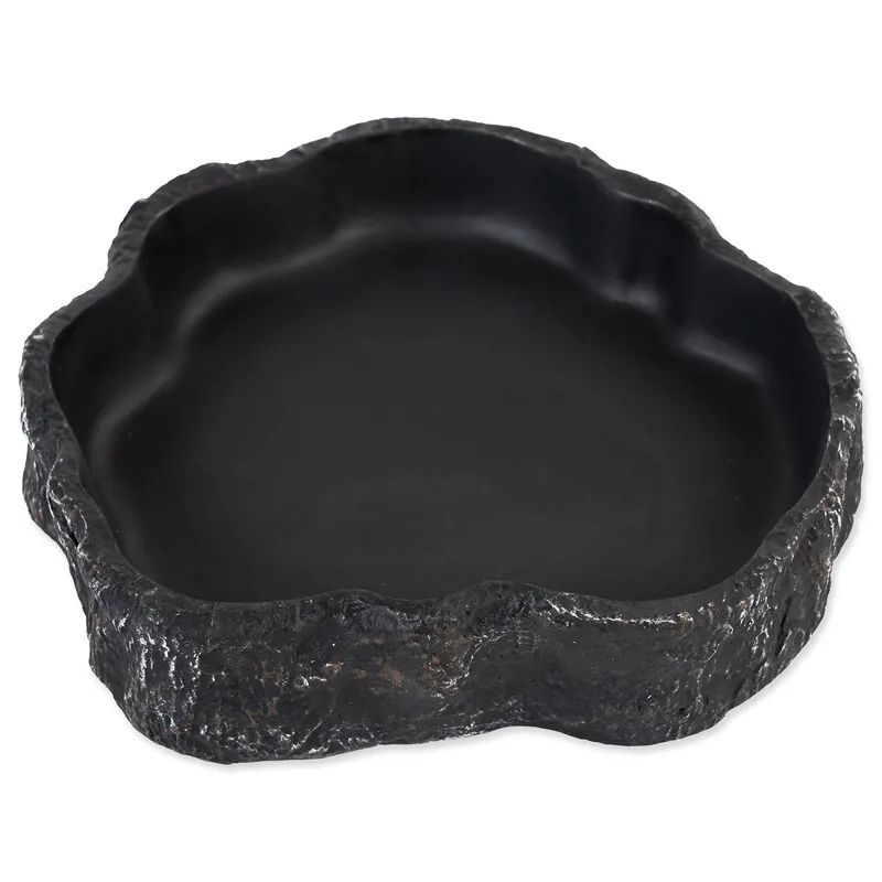 Poslední Šance Miska Repti Planet na krmení černá 15,5x14,0x3,4cm