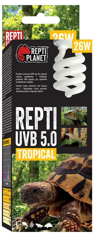 Cenová Bomba Žárovka REPTI PLANET Repti UVB 5.0 26 W
