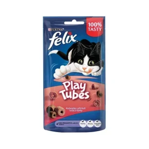 Felix snack cat -Play Tubes příchuť krůta,šunka 50 g Omezená Nabídka