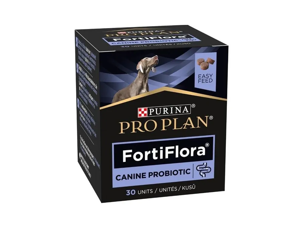 Purina PPVD Canine - FortiFlora žvýkací tablety 30 tbl Nejlepší Cena