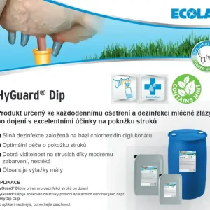Rychlé Dodání HyGuard® Dip (dezinfekce struků po dojení)