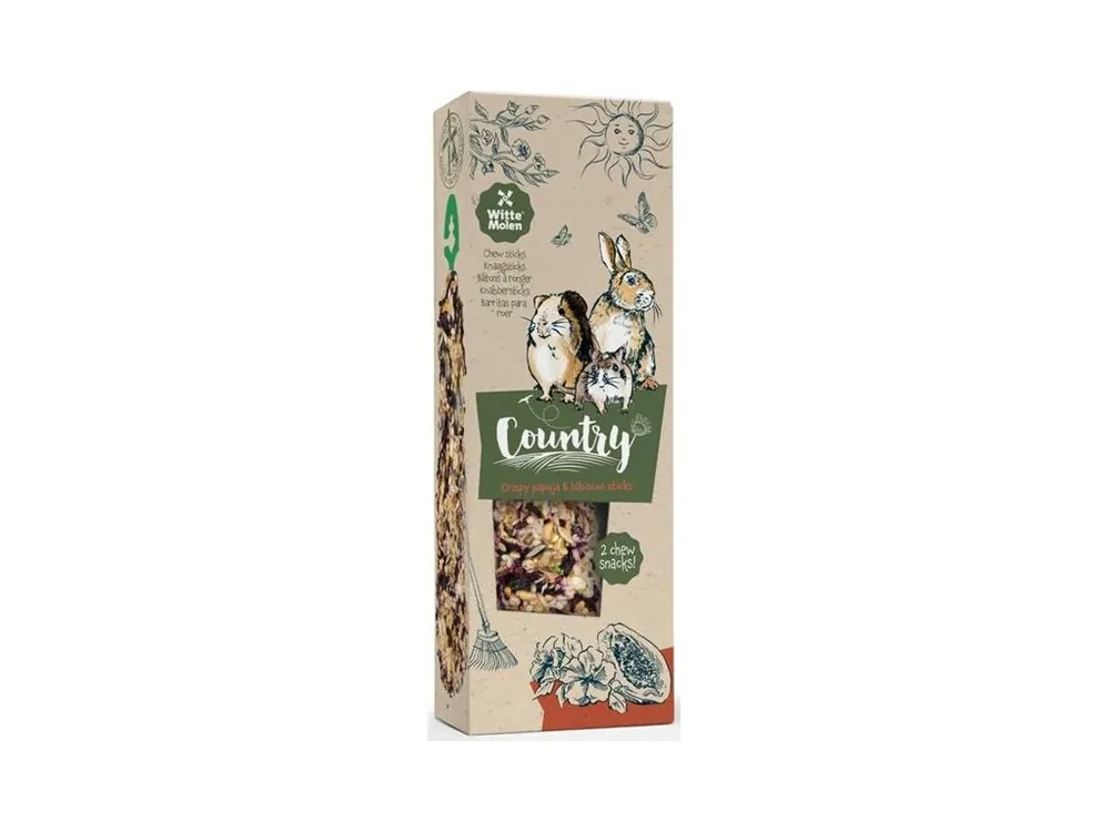 Witte Molen Country Sticks tyčinky papája&ibišek 110g Super Cena