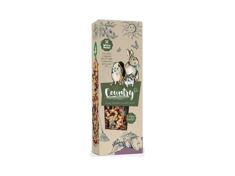 Cenově Výhodný Witte Molen Country Sticks tyčinky bezinka&jablko 110g