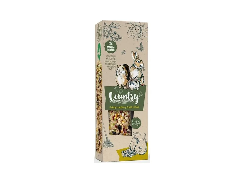 Witte Molen Country Sticks tyčinky brusinky&hruška 110g Objednat Nyní