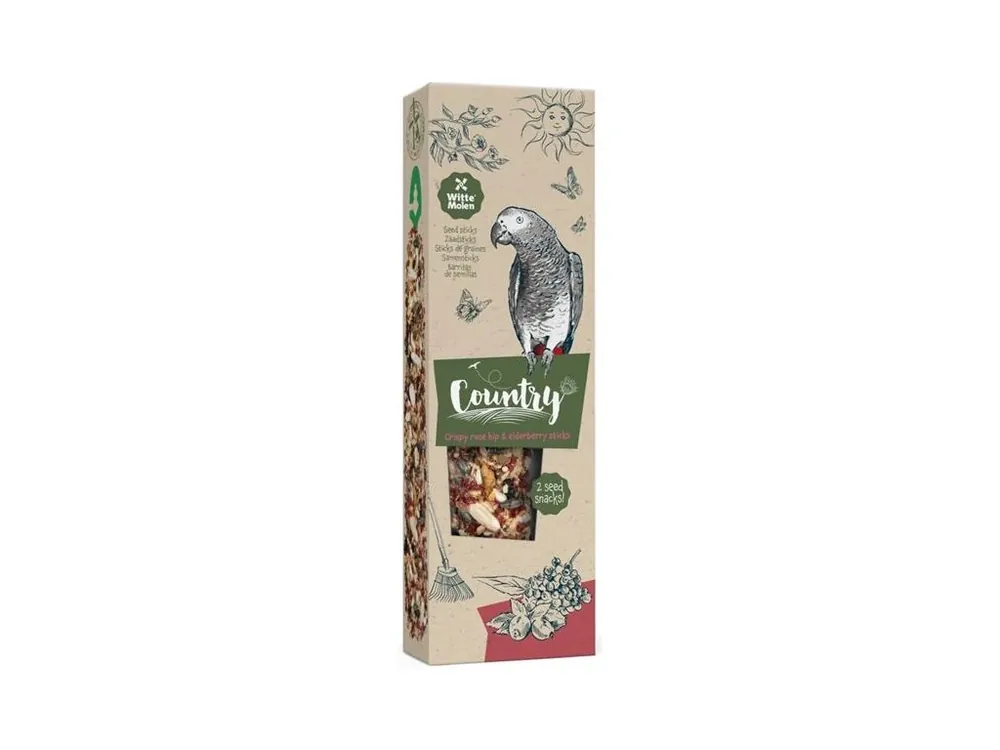 Witte Molen Country Sticks tyčinky velký papoušek 140g Bezpečná Platba