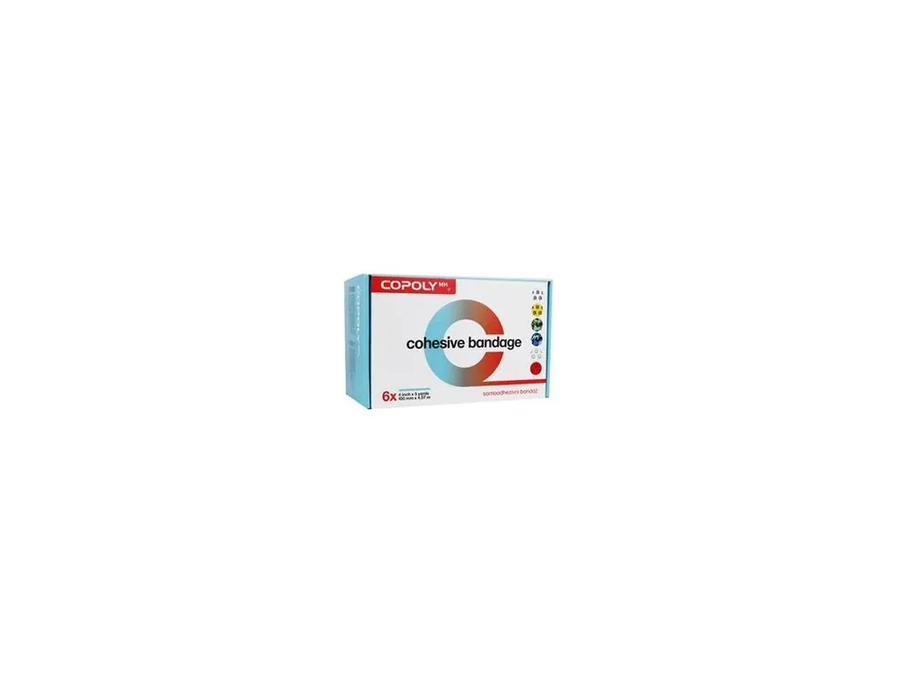 Must-Have Obinadlo elast. CoPoly 10cm x 4,5m MIX POTISK 6ks