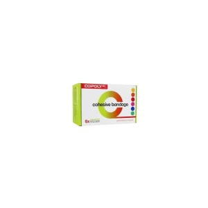 Obinadlo elast. CoPoly 7,5cm x 4,5m MIX NEON 6ks Výprodej