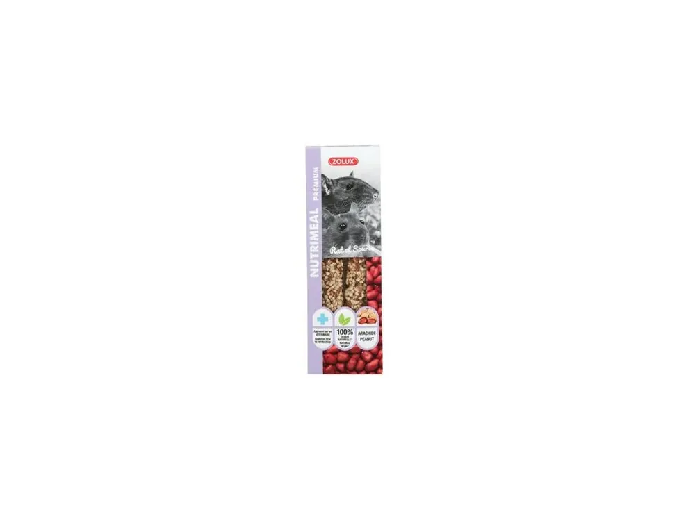 Poslední Šance Pochoutka NUTRIMEAL STICK myš/potkan arašídy 125gZolux