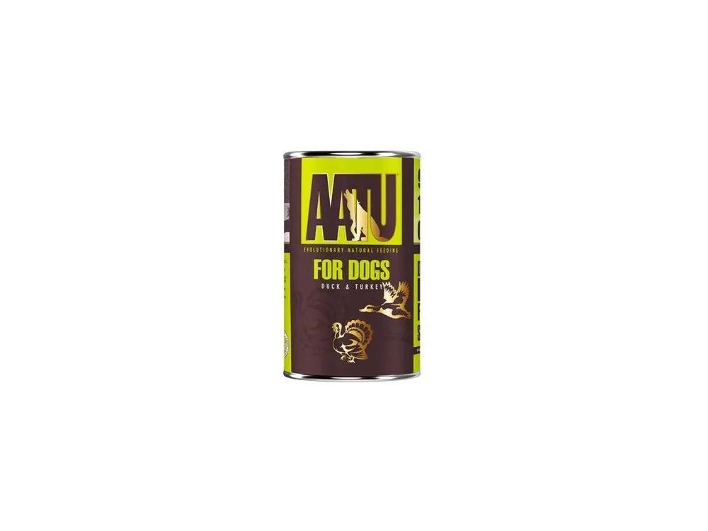 AATU Dog Duck&Turkey konz. 400g Zlevněný