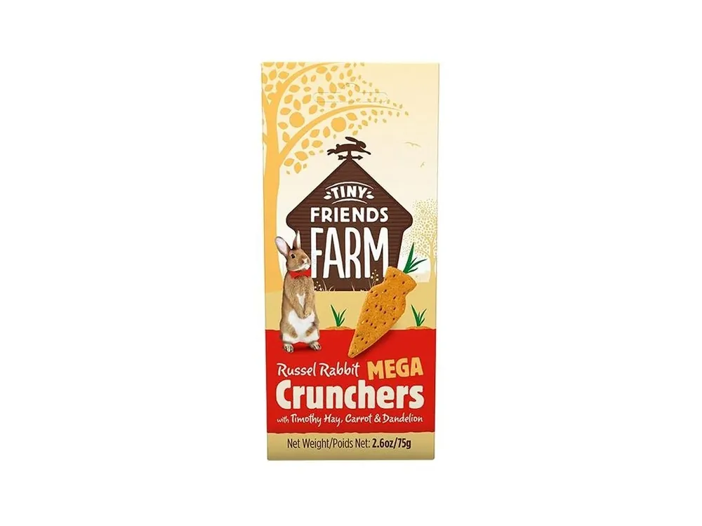 Ihned K Objednání Supreme Tiny FARM Snack Rabbit Mega Crunchers - králík 3 ks, 75 g