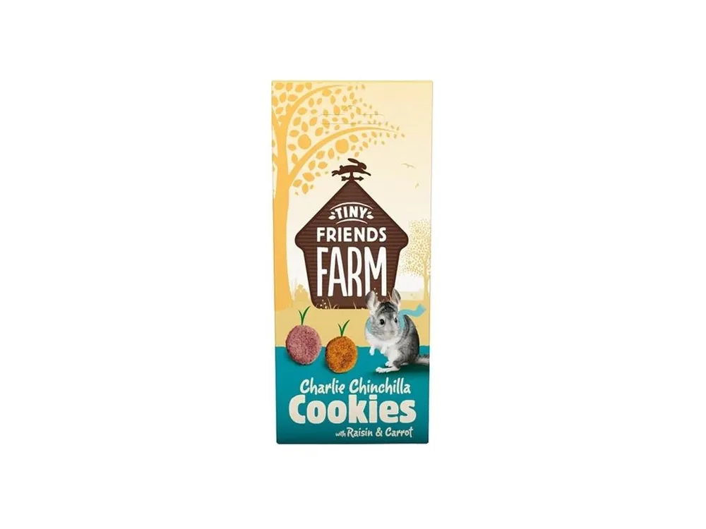Supreme Tiny FARM Snack Chinchilla Cookies - činčila 120 g Expresní Doručení