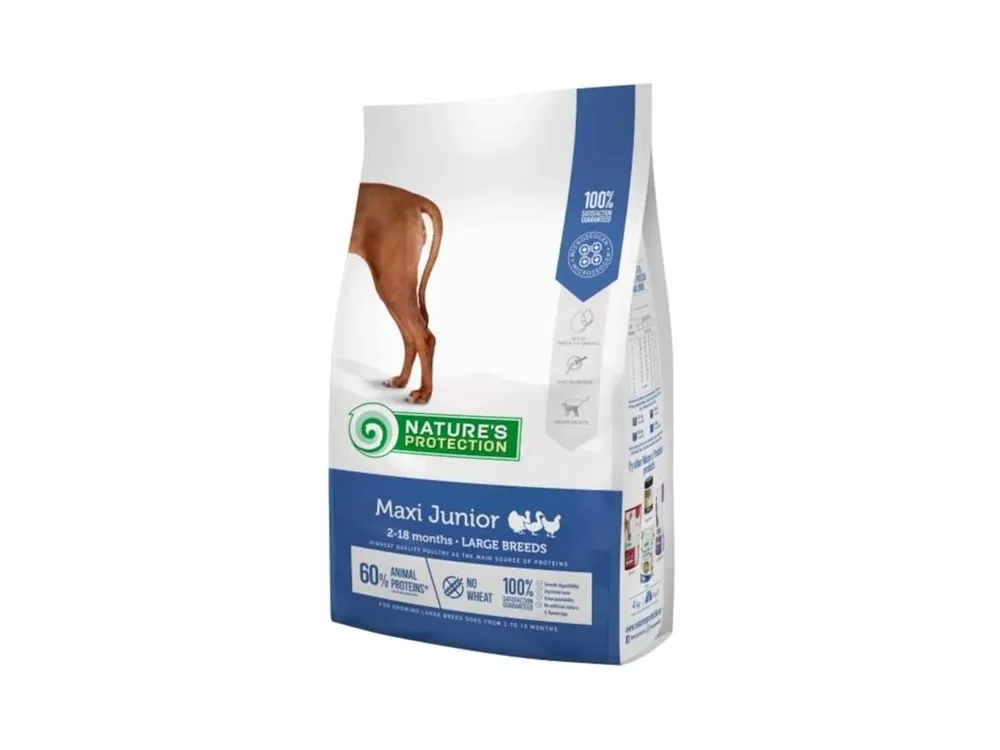 Nature‘s Protection Dog Dry Junior Maxi 4 kg Nejlepší Cena